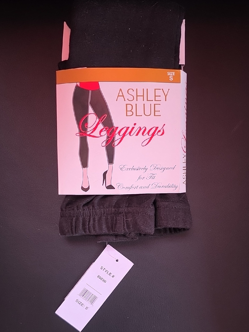 Ashley Blue Black Full-Length Leggings